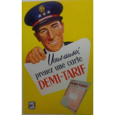 Anonyme Prenez une carte Demi-Tarif