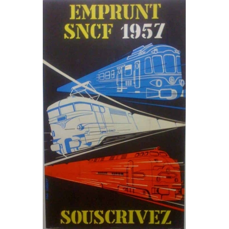 PAUL SCMITT Emprunt SNCF 1957 - Souscrivez