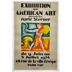 KENT d'apres Exhibition of American Art - Paris 1924