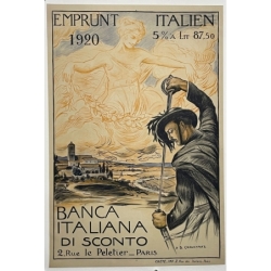 CHAVANNAZ Banca Italiana di sconto - Emprunt italien 5%