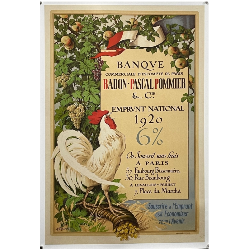 FRAIPONT Banque Badon-Pascal Pommier Emprunt 6%