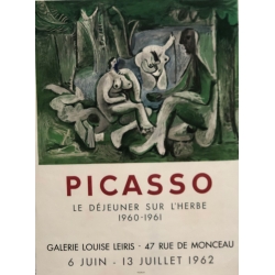 PICASSO Le dejeuner sur l'herbe -1960-1961 - Galerie L. Leiris Paris