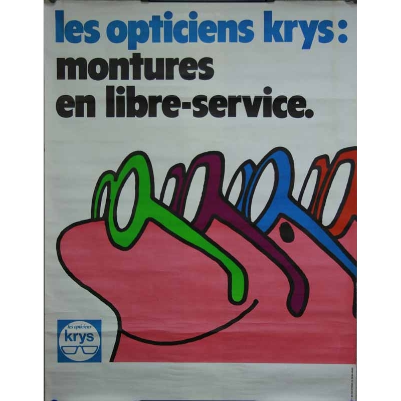 Anonyme Les opticiens Krys : montures en libre service